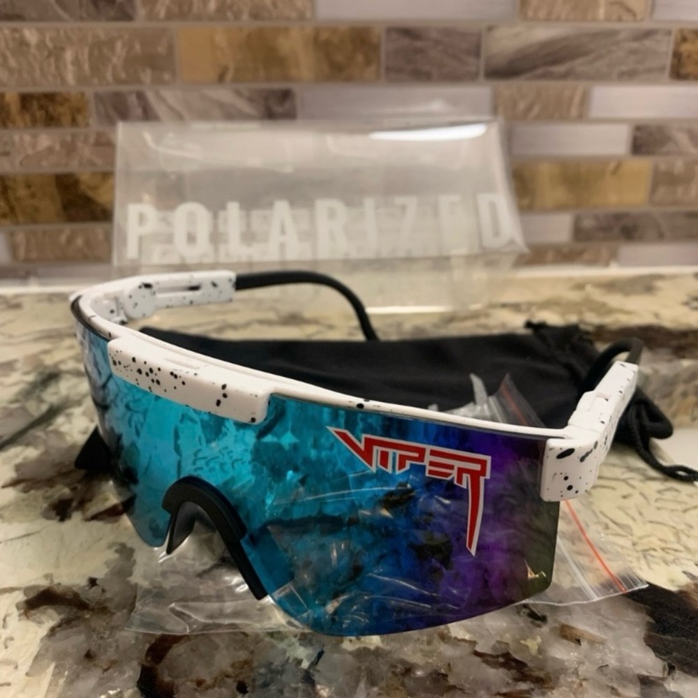❇️V10 Pit Style Polarized Sunglasses Driving Sports Outdoor, Pit Viper Theme - Picture 2 of 4
